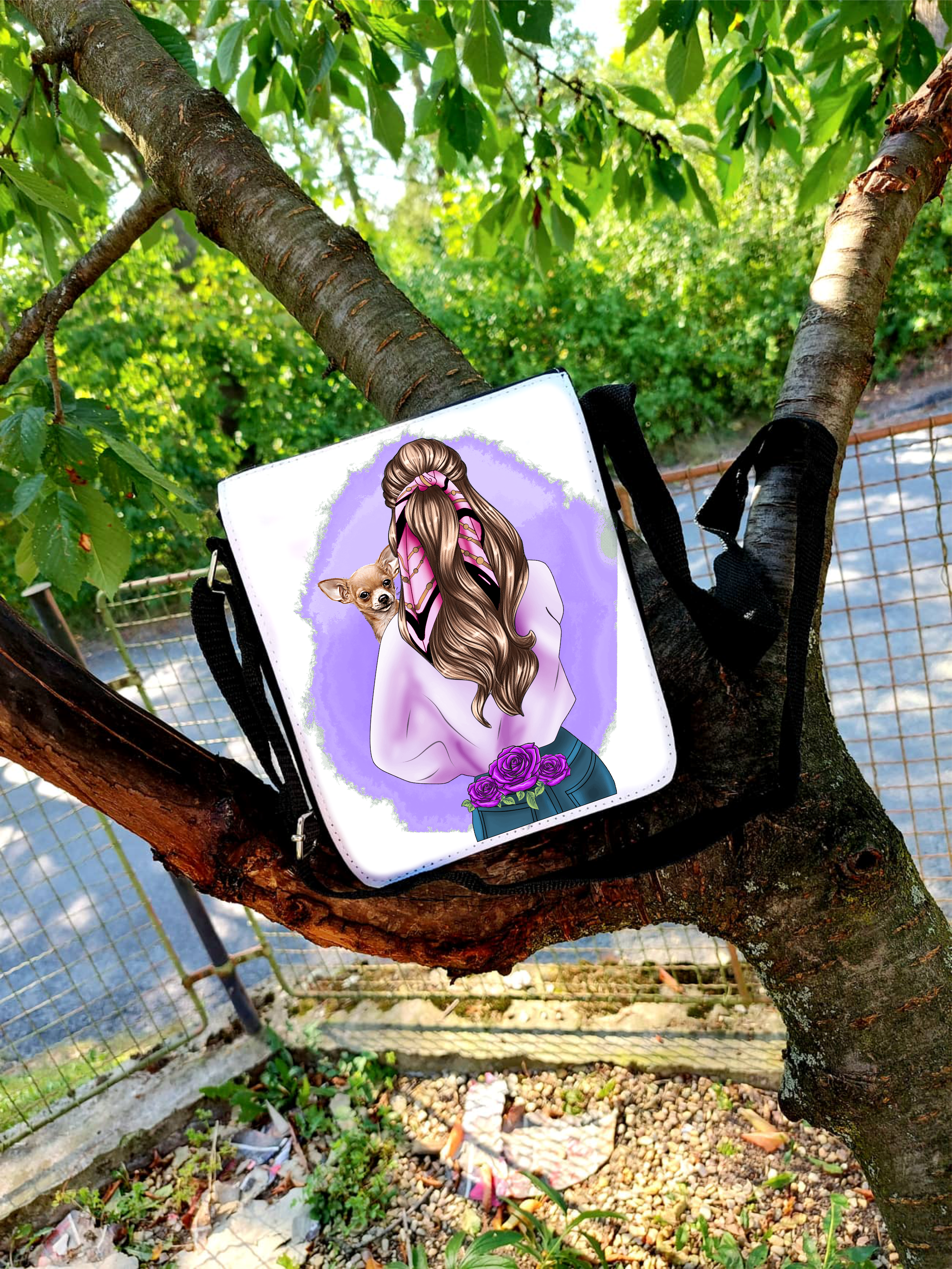 Taška přes rameno - pejsci 