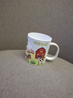 Plastový hrnek - farma - WIKTOREK