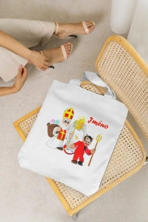 Plátěná taška - motiv č.3 - mikuláš