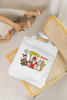 Plátěná taška - motiv č.4 - mikuláš