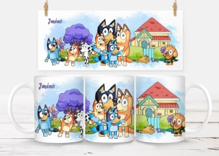 Plastový hrneček - bluey