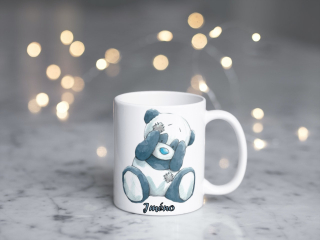 Plastový hrneček - panda 