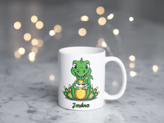 Plastový hrneček - dino hráč