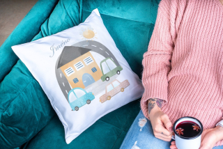 Polštář - autíčka