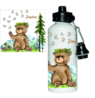 Láhev - lesní medvěd