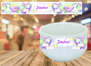 Snídaňová miska - unicorn