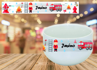Snídaňová miska - hasič