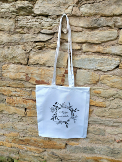 Taška - nejlepší paní učitelka - kytky