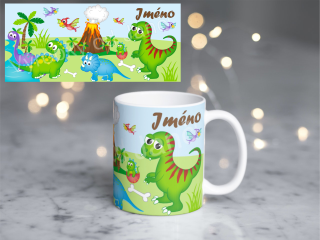 Plastový hrneček - dino