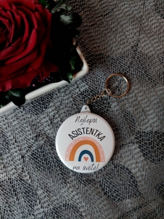 Přívěšek- nejlepší asistentka na světě- duha 