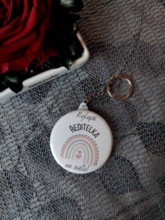 Přívěšek- nejlepší ředitelka na světě- duha 