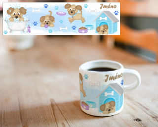 Plastový hrneček malý - pejsci