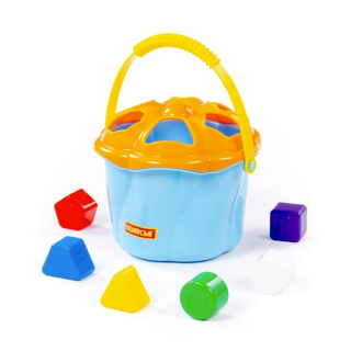 Vkládačka kbelík modrý