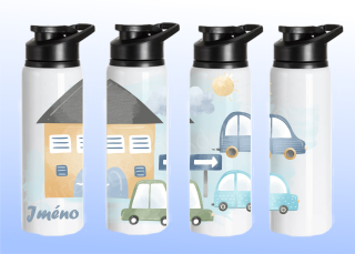 Láhev 750ml - autíčka