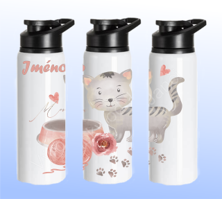 Láhev 750ml - kočka