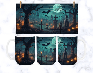 Keramický hrneček - halloween - 66