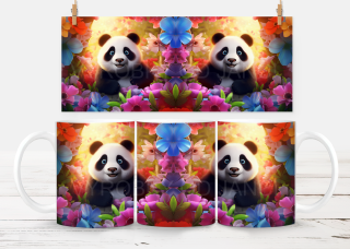 Plastový hrneček - zvířata - panda