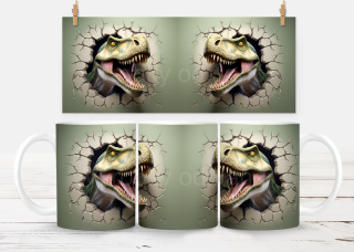 Plastový hrneček - zvířata - T-rex