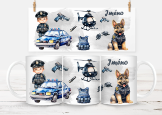 Keramický hrneček - policie
