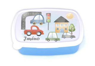 Svačinový box - autíčka