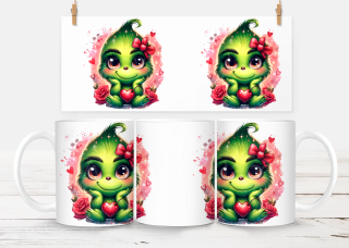 Keramický hrneček - valentýn - mimi Grinch 3