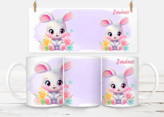 Keramický hrneček - roztomilý zajíček