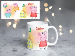 Plastový hrneček - peppa holčičí