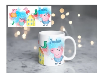 Plastový hrneček - Peppa kluk