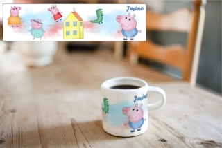 Plastový hrneček malý - peppa kluk