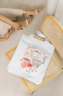 Plátěná taška - kočky